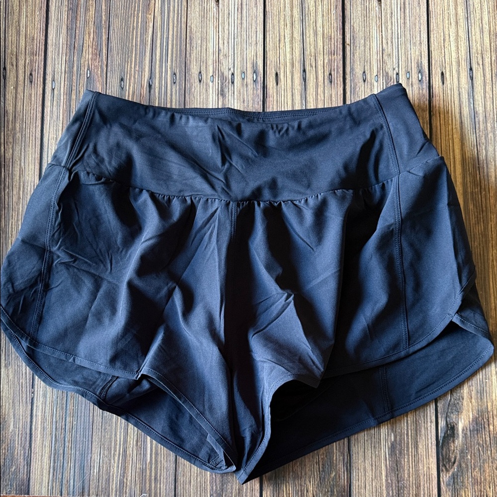 NWOT Black Amazon Brand Running Shorts M